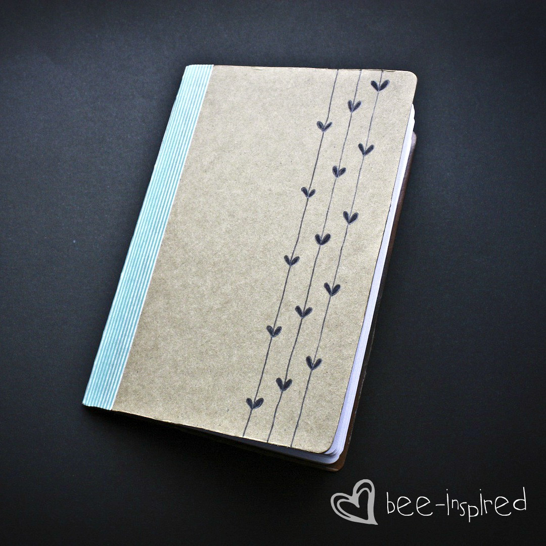 Best ideas about DIY Notebook Cover
. Save or Pin Bee inspired DIY notebook sketchbook whatever I want to Now.