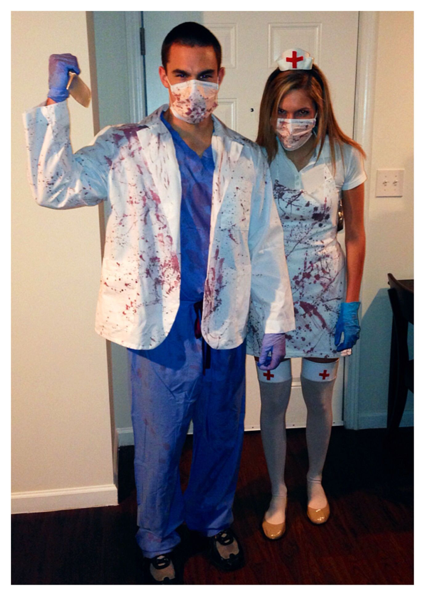 Best ideas about DIY Nurse Costume
. Save or Pin DIY Zombie Dr and Zombie Nurse costumes Now.