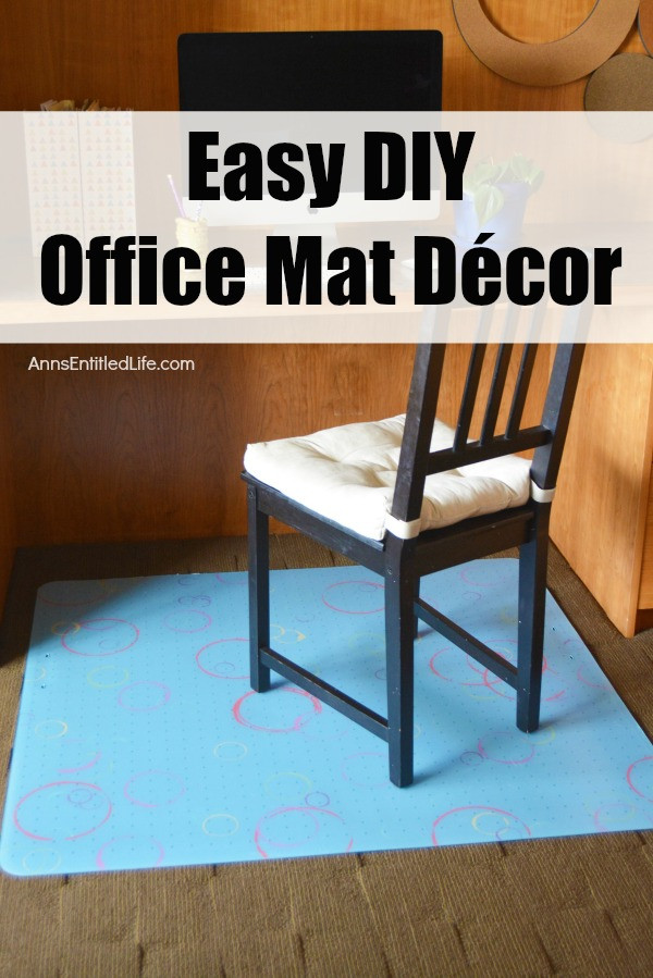 Best ideas about DIY Office Chair Mat
. Save or Pin Easy DIY fice Mat Decor Now.