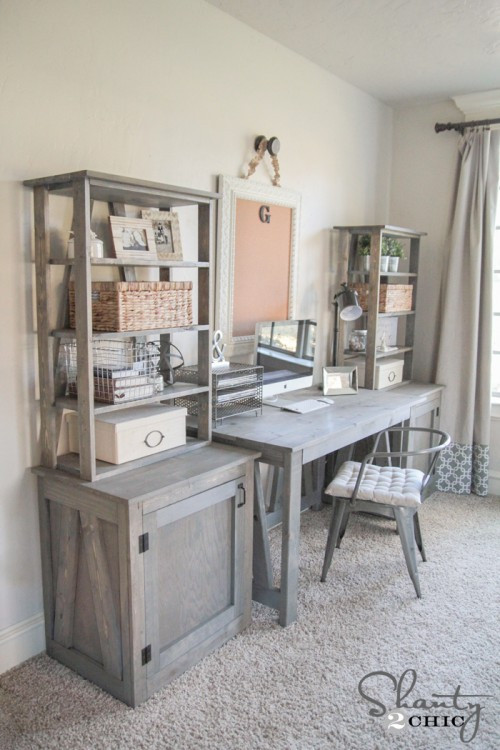 Best ideas about DIY Office Desk Plans
. Save or Pin DIY Bookcase Shanty 2 Chic Now.