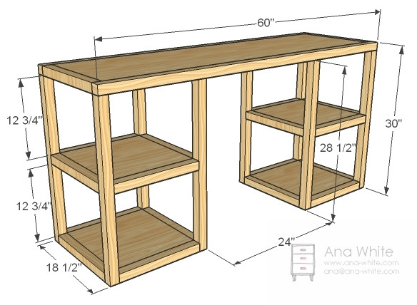 Best ideas about DIY Office Desk Plans
. Save or Pin Ana White Now.