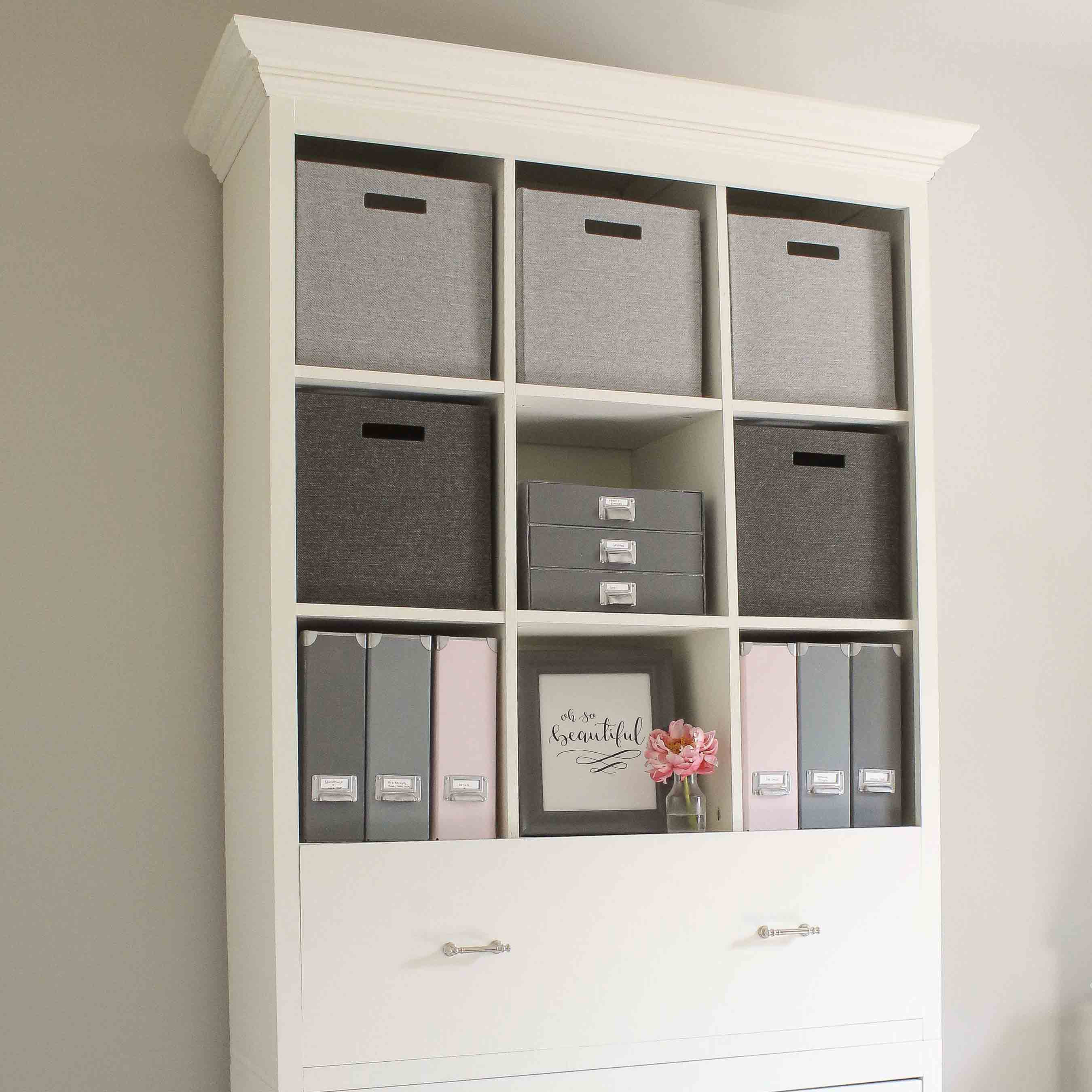 Best ideas about DIY Office Storage
. Save or Pin DIY fice Storage Cabinet Bookcase Angela Marie Made Now.