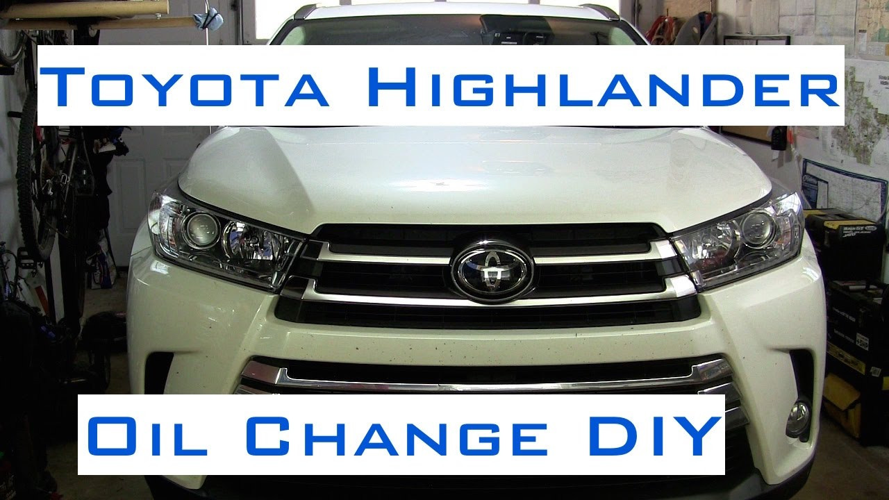 Best ideas about DIY Oil Change
. Save or Pin Toyota Highlander V6 Oil Change DIY 2013 2017 Now.