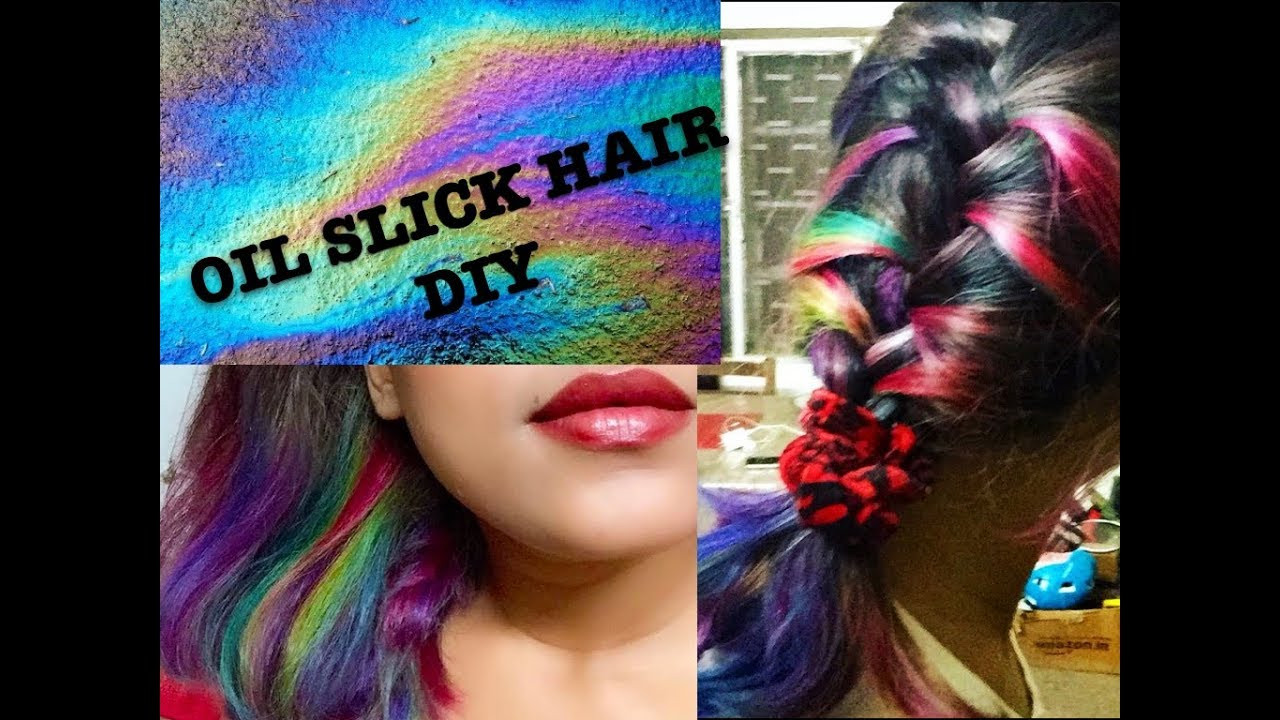 Best ideas about DIY Oil Slick Hair
. Save or Pin DIY OIL SPILL SLICK ON SHORT HAIR at HOME CRAZY COLORS Now.