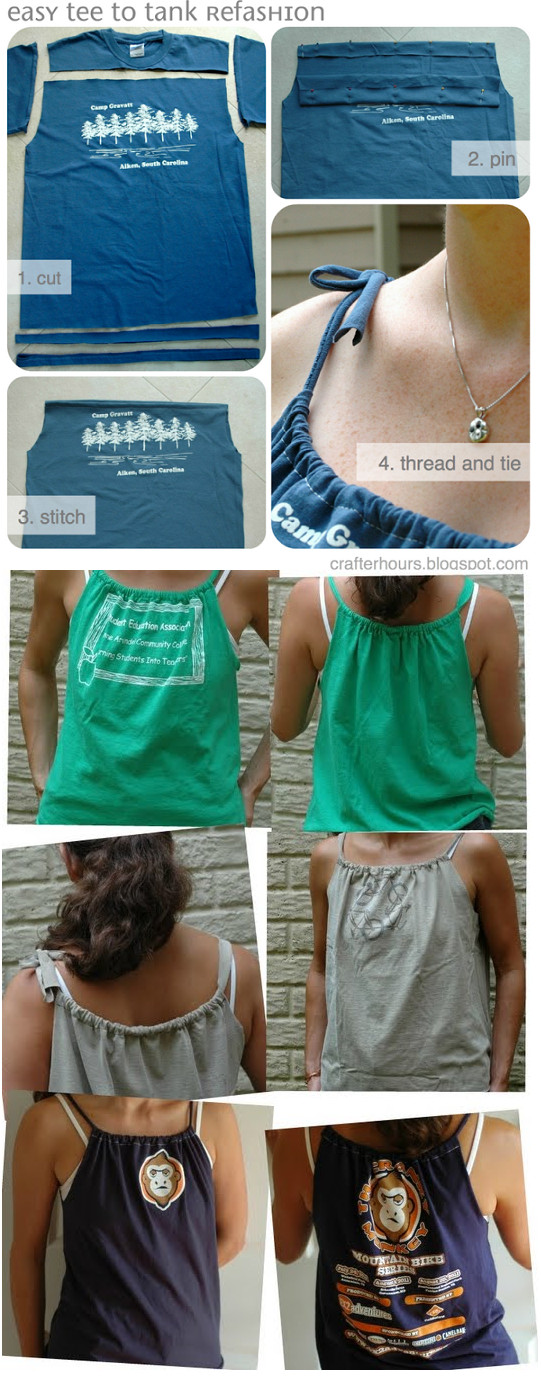 Best ideas about DIY Old T Shirt
. Save or Pin Refashion Old T shirt To Tank Top DIY AllDayChic Now.