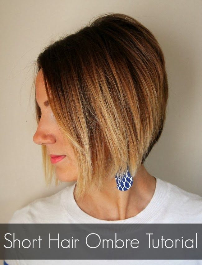Best ideas about DIY Ombre Short Hair
. Save or Pin How to color your own ombre short hair ombre tutorial Now.