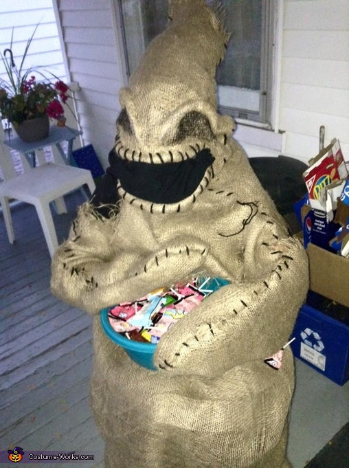 Best ideas about DIY Oogie Boogie Costume
. Save or Pin Oogie Boogie Adult Homemade Costume Now.