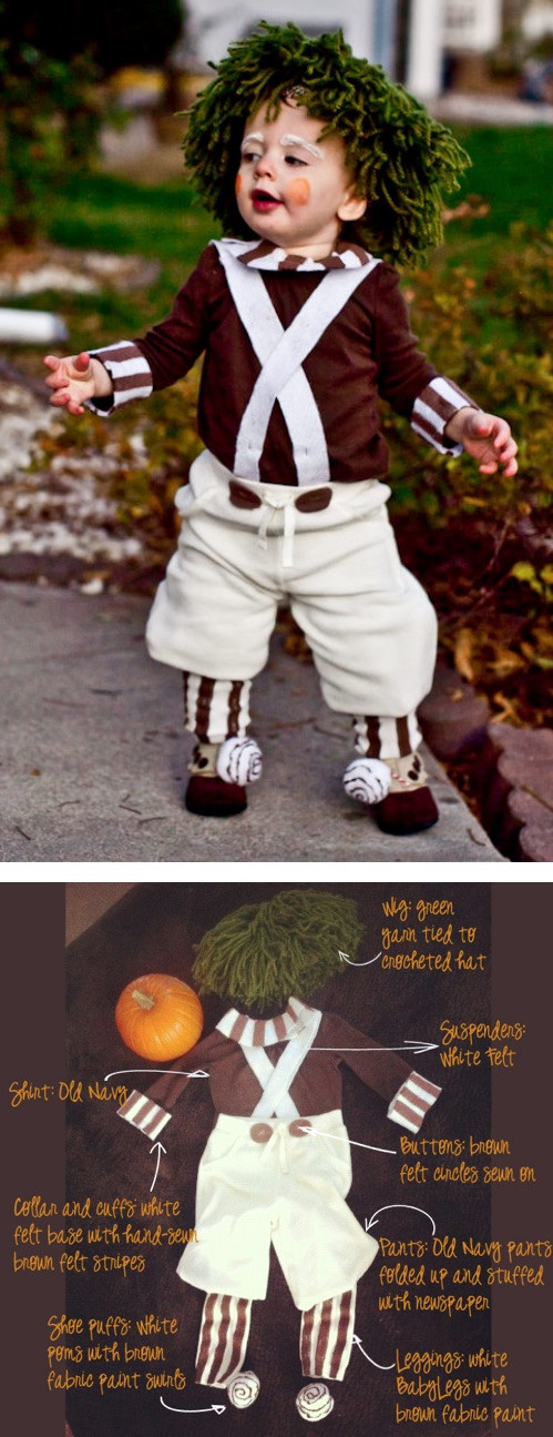 Best ideas about DIY Oompa Loompa Costume
. Save or Pin 30 Quick & Easy DIY Halloween Costumes For Kids Boys Now.