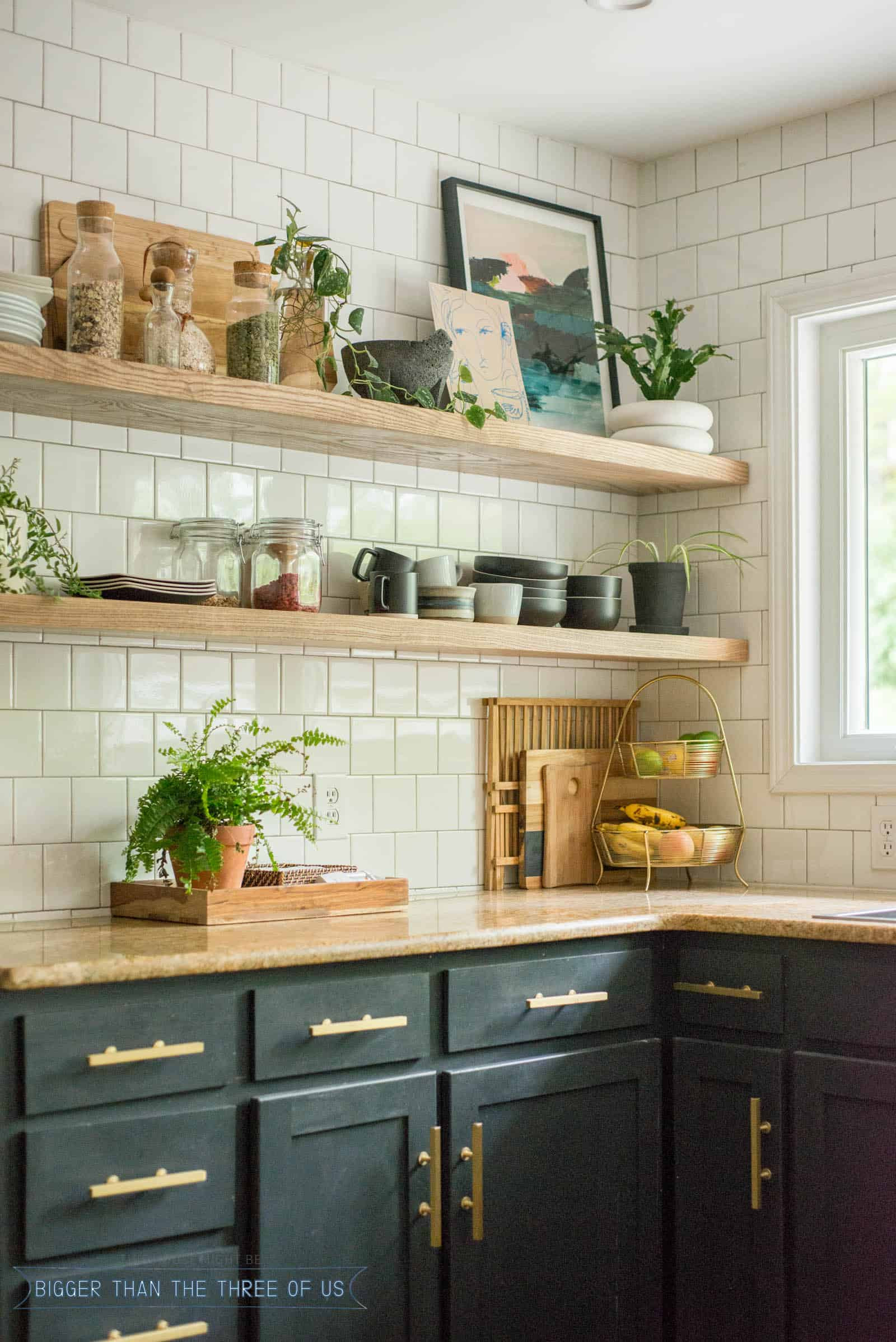 Best ideas about DIY Open Shelves Kitchen
. Save or Pin DIY Open Shelving Kitchen Guide Bigger Than the Three of Us Now.