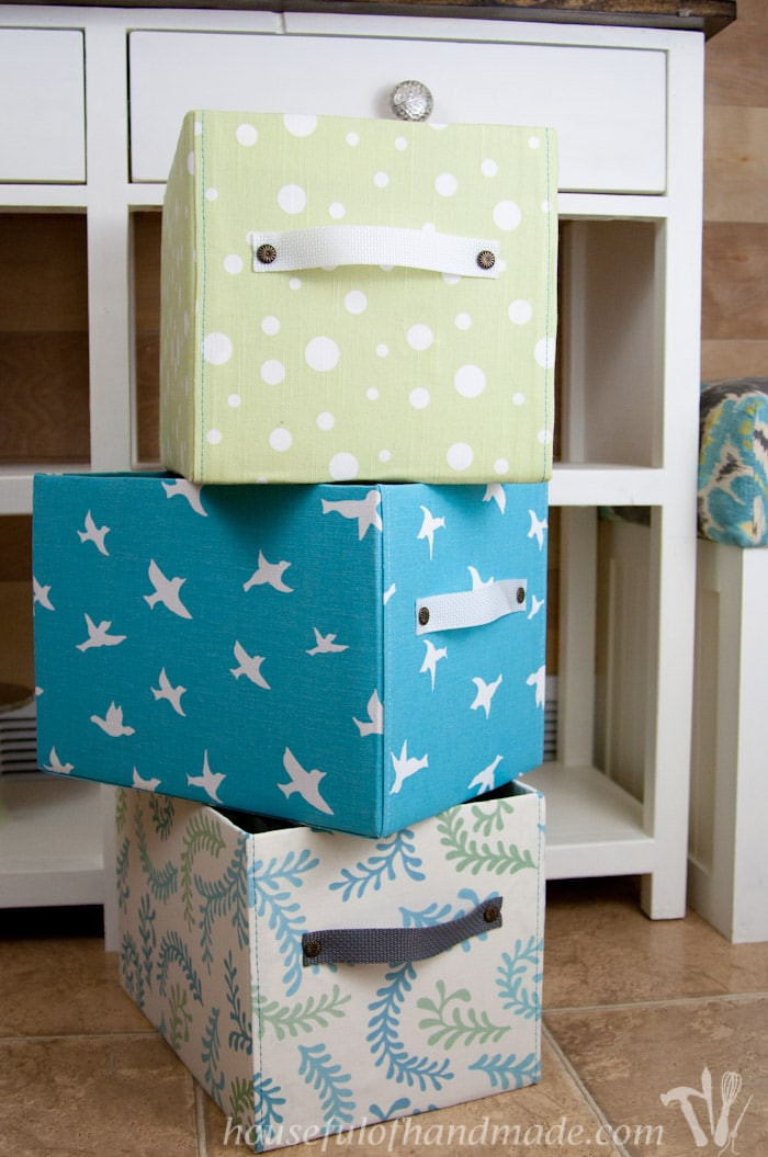 Best ideas about DIY Organization Boxes
. Save or Pin Easy DIY Fabric Storage Boxes a Houseful of Handmade Now.