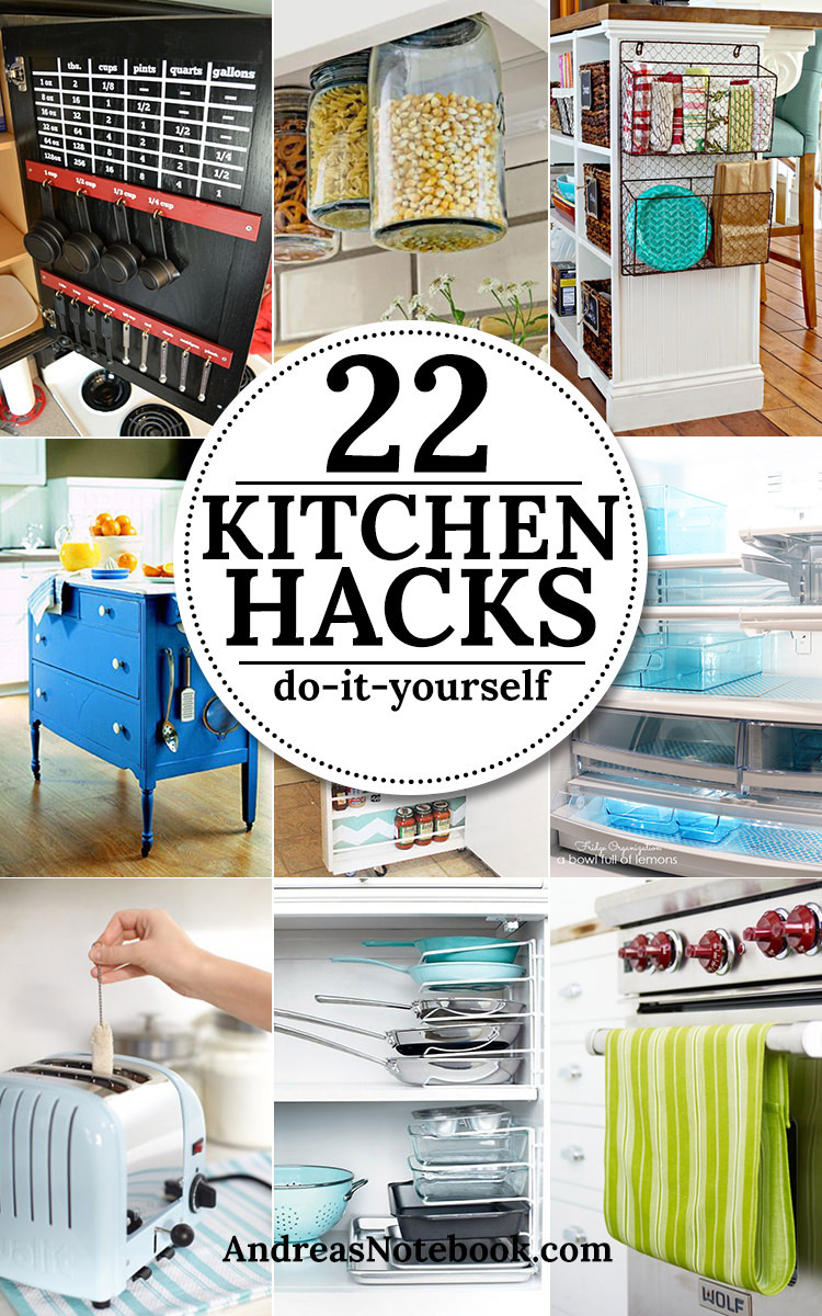 Best ideas about DIY Organization Hacks
. Save or Pin 22 Kitchen Hacks and Tips Now.