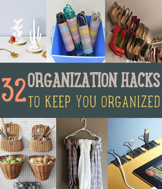 Best ideas about DIY Organization Hacks
. Save or Pin 32 Organization Hacks that Can Keep Anyone Organized Now.