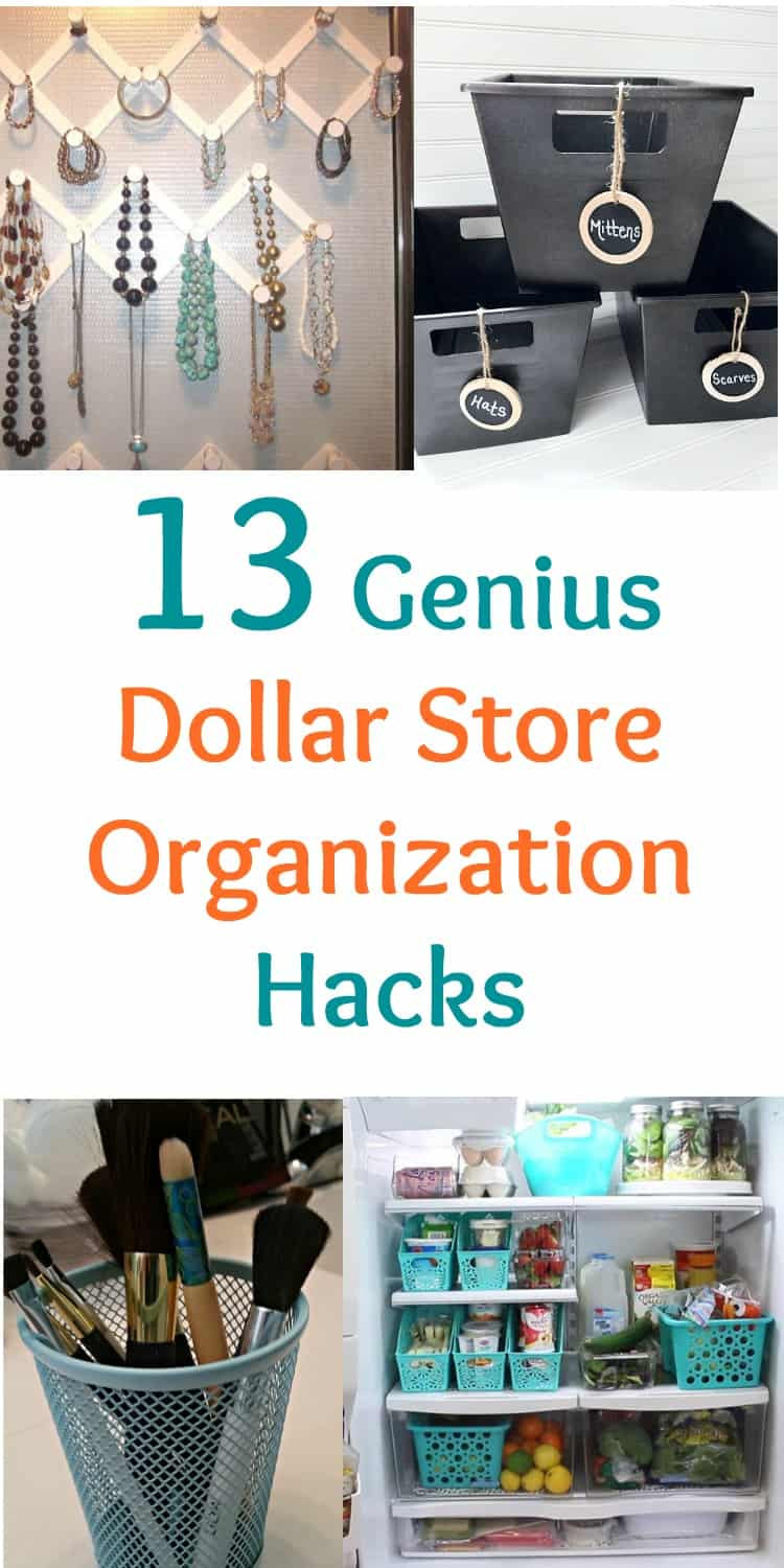 Best ideas about DIY Organization Hacks
. Save or Pin 13 Genius Dollar Store Organization Hacks Now.