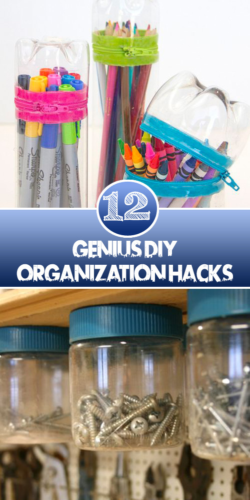 Best ideas about DIY Organization Hacks
. Save or Pin 12 Genius DIY Organization Hacks – Diys and Hacks Now.