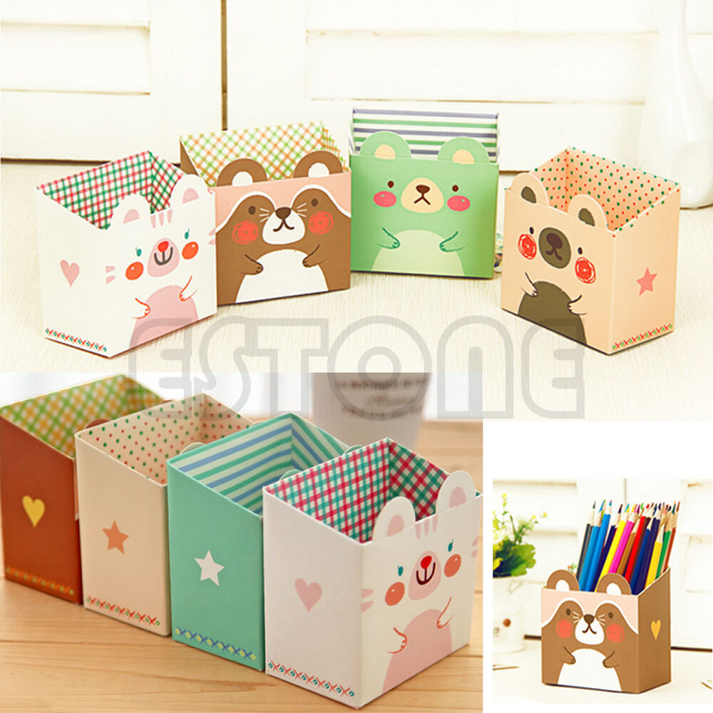 Best ideas about DIY Organizer Box
. Save or Pin DIY Paper Stationary Makeup Cosmetic Desk Organizer Now.