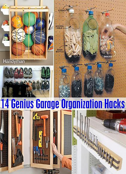 Best ideas about DIY Organizing Hacks
. Save or Pin DecoArt Blog DIY 14 Genius Garage Organization Hacks Now.