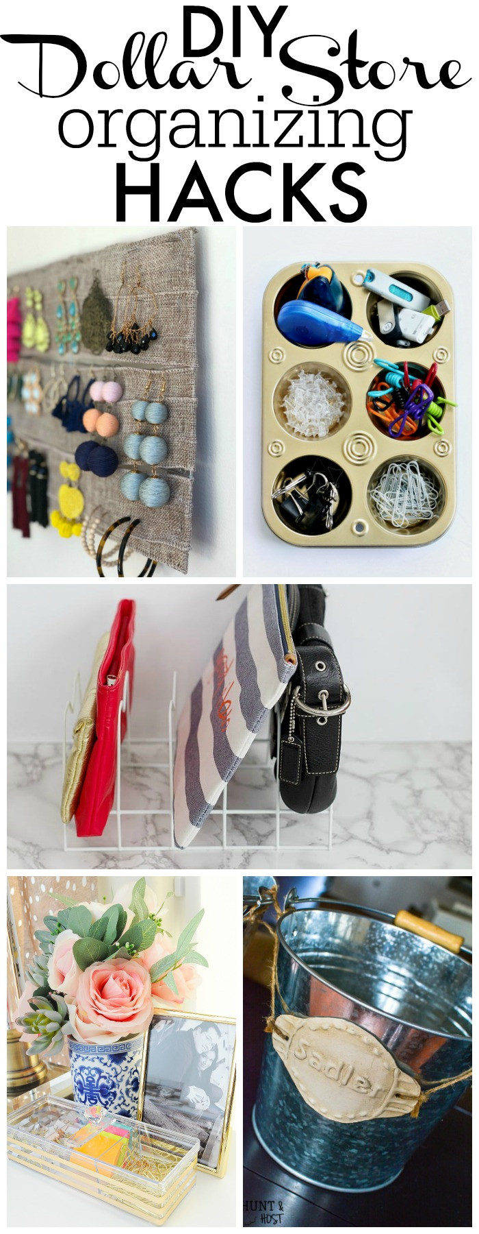 Best ideas about DIY Organizing Hacks
. Save or Pin Dollar Store DIY Gold & Acrylic Organizers Now.