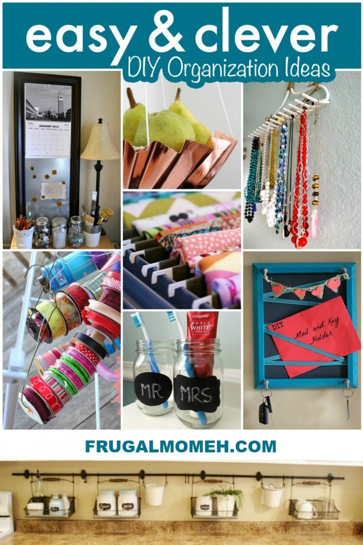 Best ideas about DIY Organizing Projects
. Save or Pin Easy & Clever DIY Organization Ideas Frugal Mom Eh Now.