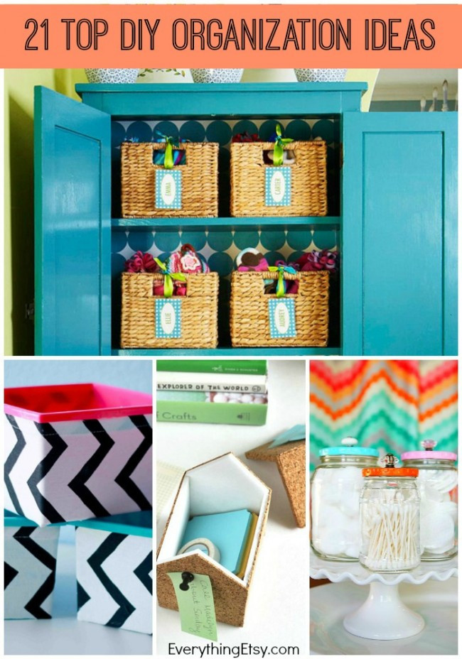 Best ideas about DIY Organizing Projects
. Save or Pin 21 Top DIY Home Organization Ideas EverythingEtsy Now.