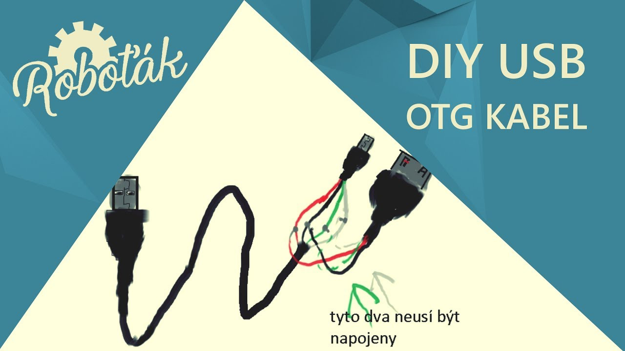 Best ideas about DIY Otg Cable
. Save or Pin DIY USB OTG kabel Roboťák Now.