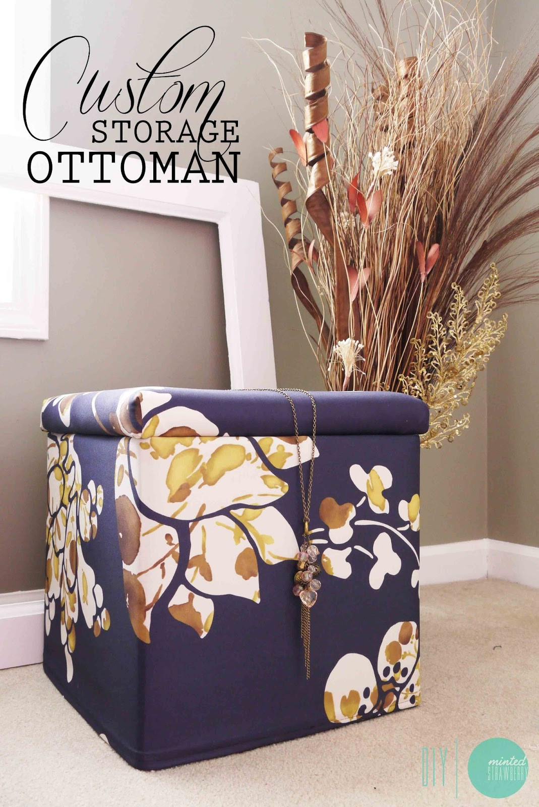 Best ideas about DIY Ottoman Storage
. Save or Pin DIY Custom Storage Ottomans Minted Strawberry Now.