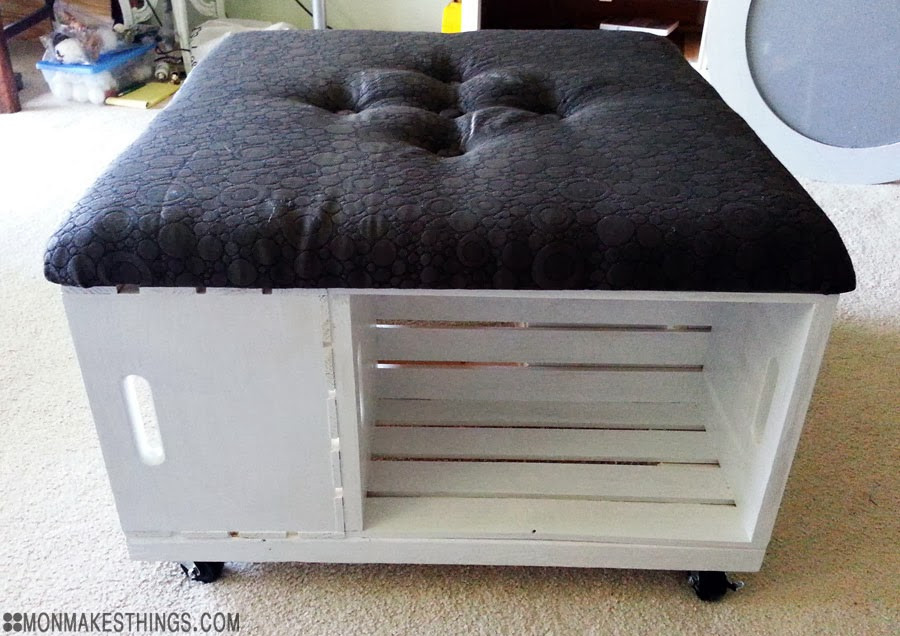 Best ideas about DIY Ottoman Storage
. Save or Pin mon makes things Storage Ottoman DIY Now.