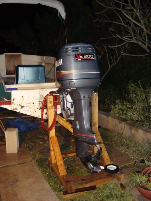 Best ideas about DIY Outboard Motor Stand
. Save or Pin DIY outboard stand The Hull Truth Boating and Now.