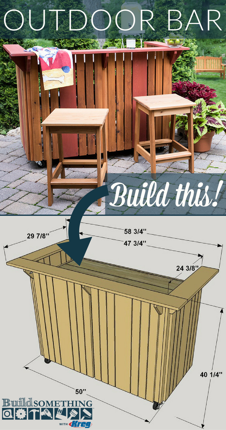 Best ideas about DIY Outdoor Bar Plans
. Save or Pin DIY Outdoor Bar Now.