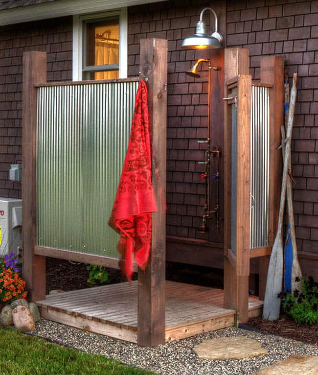 Best ideas about DIY Outdoor Bathroom
. Save or Pin 16 DIY Outdoor Shower Ideas A Piece of Rainbow Now.