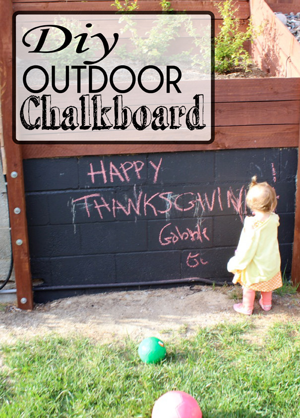 Best ideas about DIY Outdoor Chalkboard
. Save or Pin DIY Outdoor Chalkboard SohoSonnet Creative Living Now.