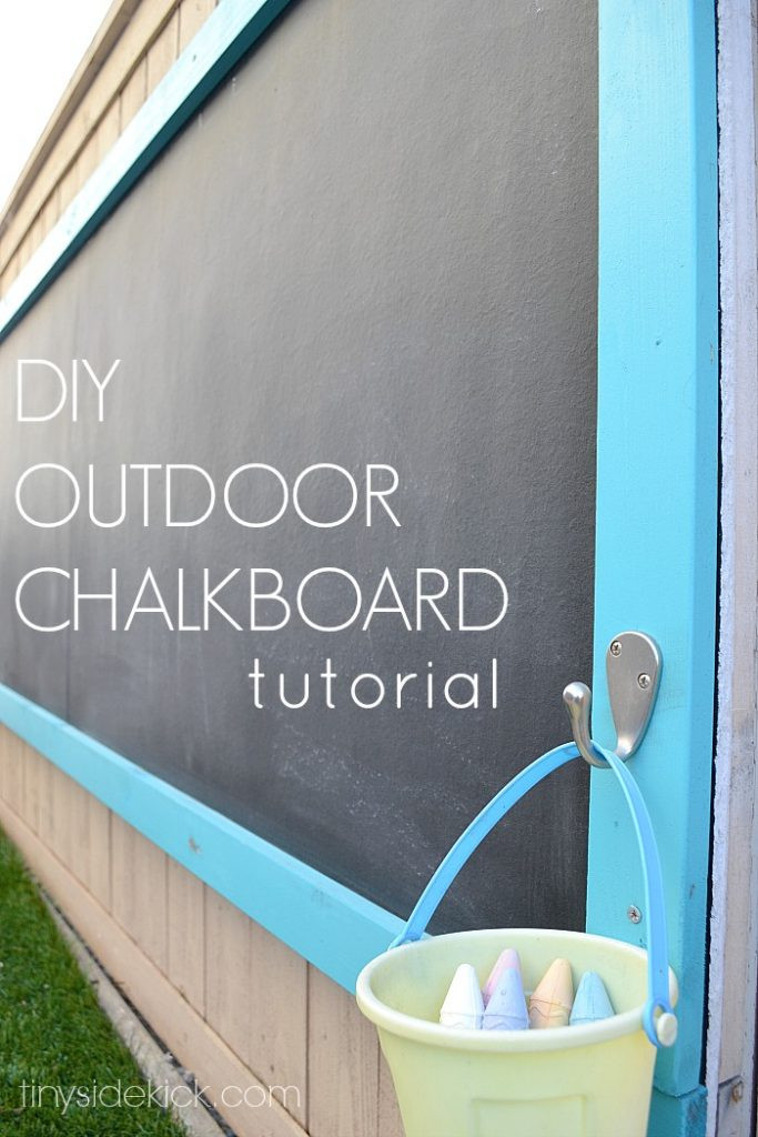 Best ideas about DIY Outdoor Chalkboard
. Save or Pin TRY THIS Make an Outdoor Playspace for Kids Four Now.