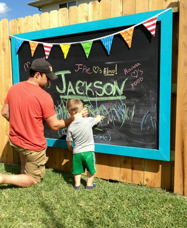 Best ideas about DIY Outdoor Chalkboard
. Save or Pin 30 Creative and Fun Backyard Ideas Now.