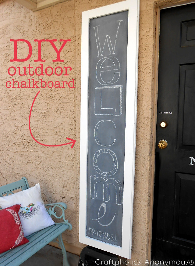 Best ideas about DIY Outdoor Chalkboard
. Save or Pin Craftaholics Anonymous Now.