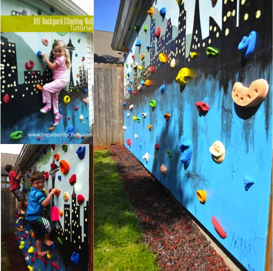 Best ideas about DIY Outdoor Climbing Wall
. Save or Pin DIY Outdoor Rock Climbing Wall Do It Yourself Fun Ideas Now.