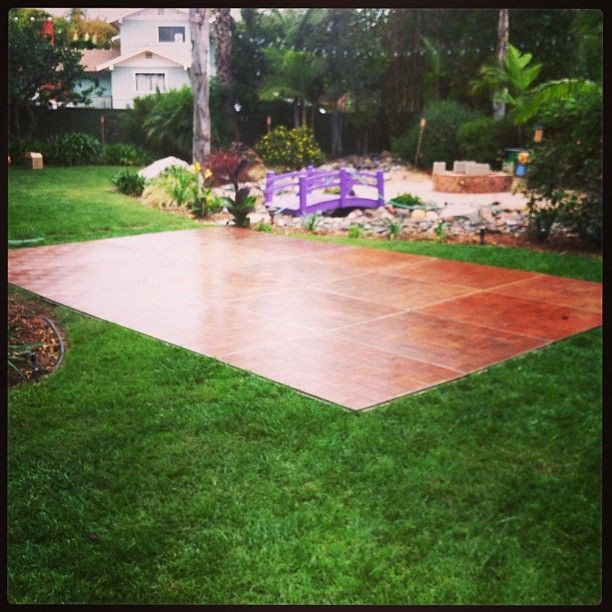 Best ideas about DIY Outdoor Dance Floor
. Save or Pin Backyard wedding with with a 15 X 20 Dance Floor Oak Now.
