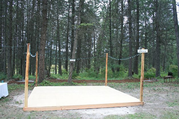 Best ideas about DIY Outdoor Dance Floor
. Save or Pin Real Wedding Melissa And Jesses’s Montana DIY Camp Now.