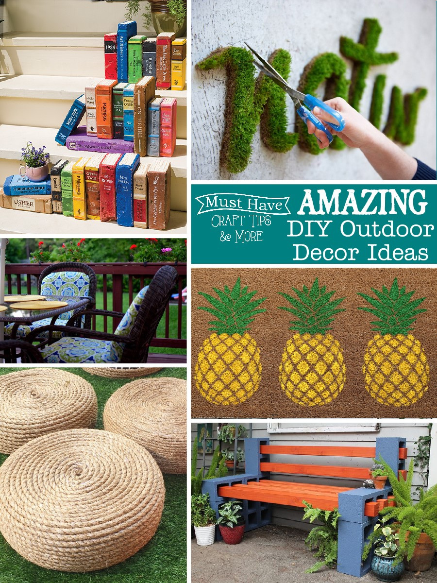 Best ideas about DIY Outdoor Decor
. Save or Pin DIY Outdoor Decor Ideas Mine for the Making Now.