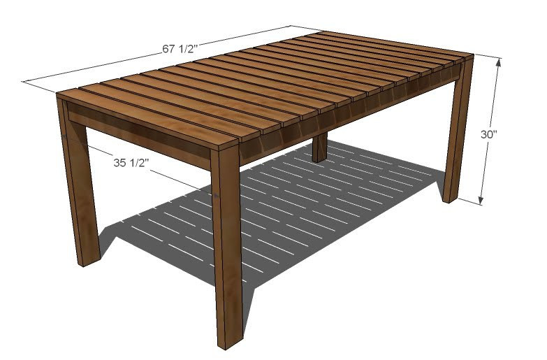 Best ideas about DIY Outdoor Dining Table Plans
. Save or Pin Ana White Now.