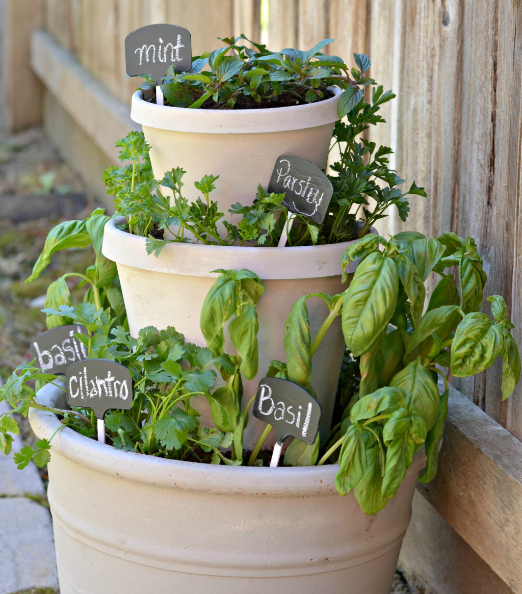Best ideas about DIY Outdoor Herb Garden
. Save or Pin DIY Stacked Herb Garden Hip2Save Now.