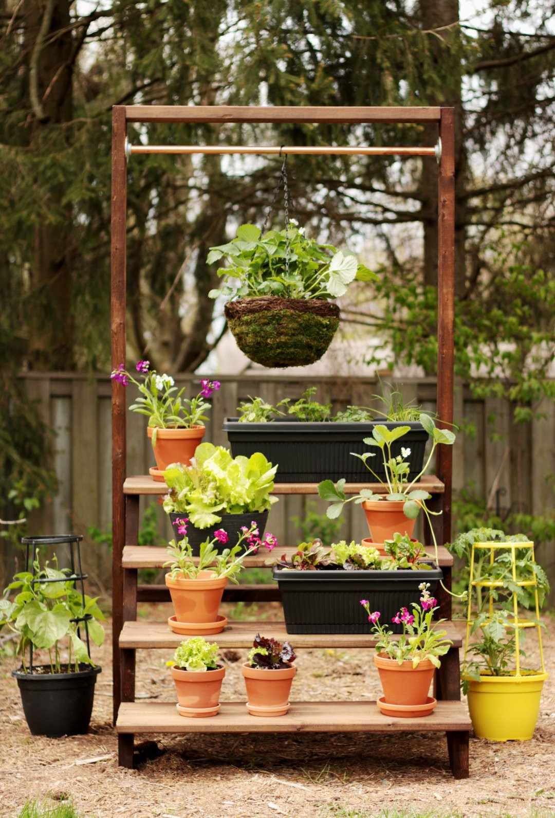 Best ideas about DIY Outdoor Plant Stand
. Save or Pin DIY Staircase Plant Stand Empress of Dirt Now.