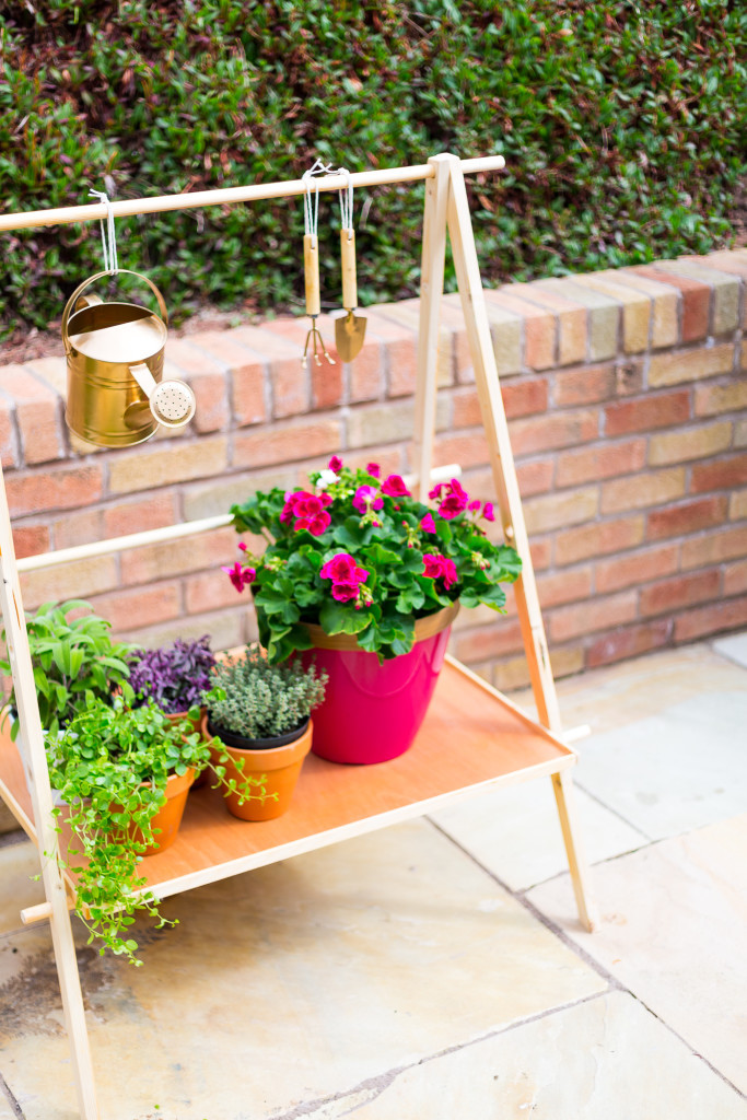 Best ideas about DIY Outdoor Plant Stand
. Save or Pin DIY Ladder Plant Stand for Making a pact Garden Now.