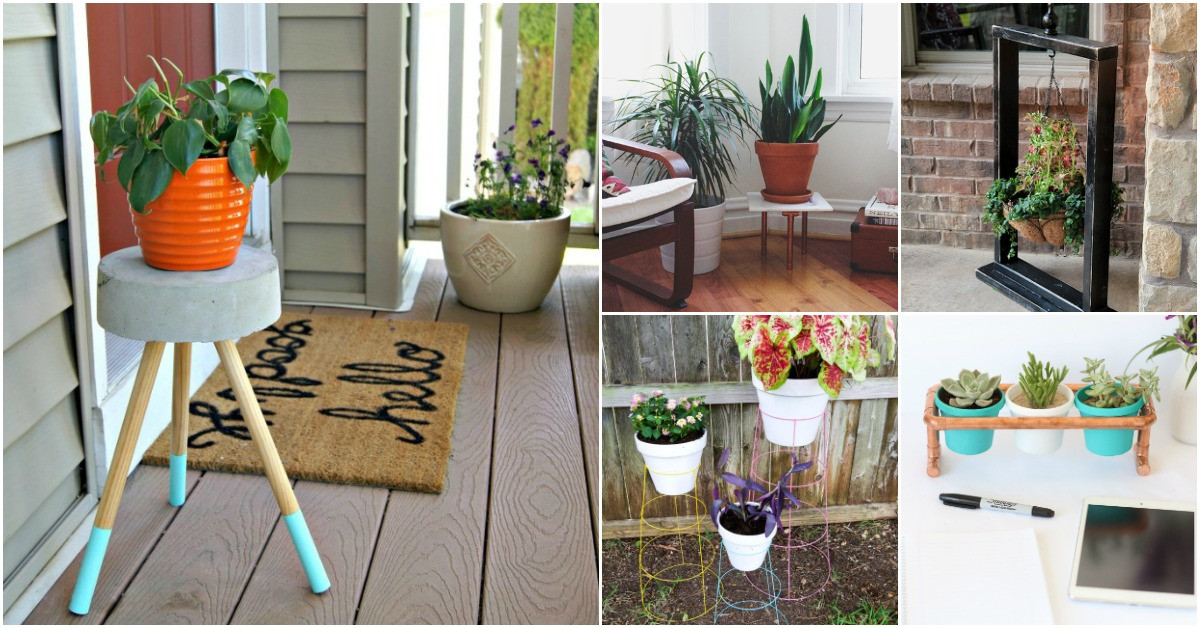 Best ideas about DIY Outdoor Plant Stand
. Save or Pin 10 Easy DIY Outdoor Plant Stands To Show f Those Patio Now.