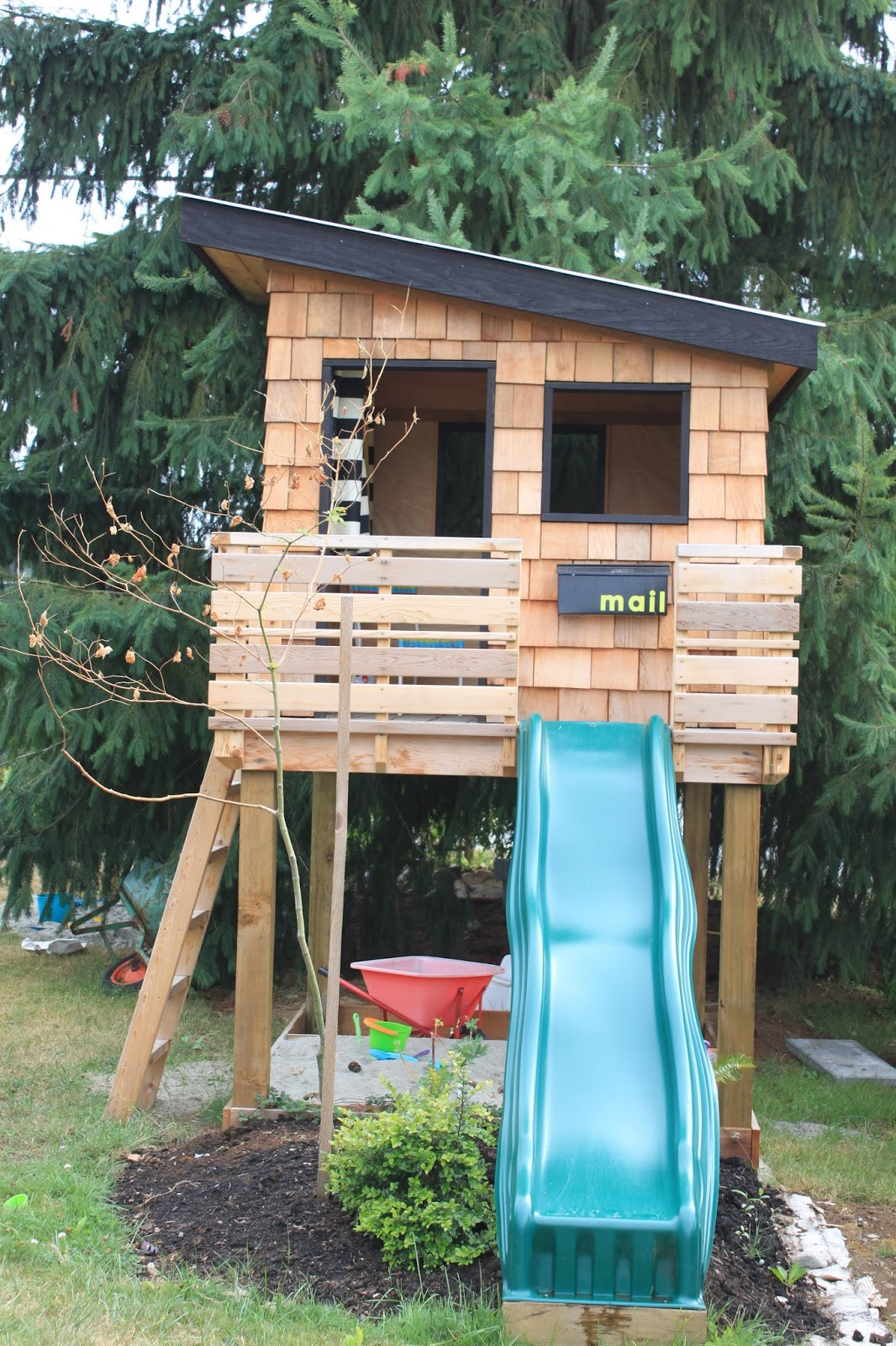 Best ideas about DIY Outdoor Playhouse
. Save or Pin dirt digging sisters diy modern playhouse Now.