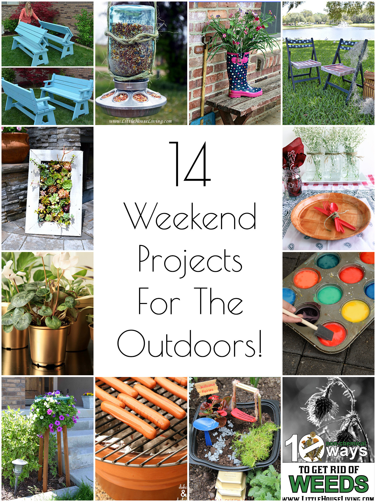 Best ideas about DIY Outdoor Projects
. Save or Pin So Creative 14 DIY Outdoor Weekend Projects Now.