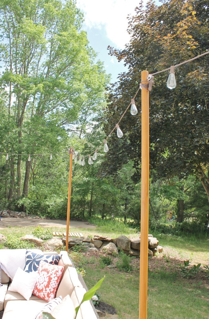 Best ideas about DIY Outdoor String Light Pole
. Save or Pin DIY Outdoor Light Poles City Farmhouse Now.