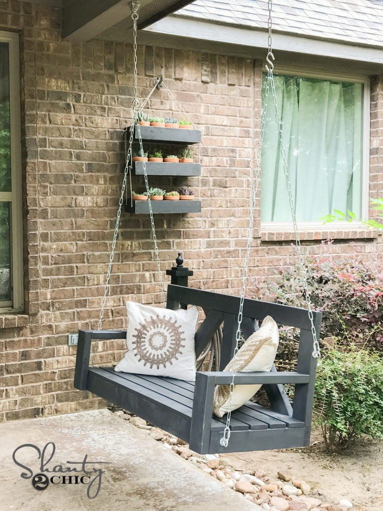 Best ideas about DIY Outdoor Swing
. Save or Pin DIY Porch Swing ly $40 For A Farmhouse Porch Swing Now.