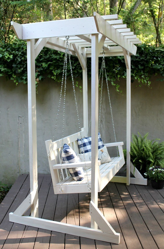 Best ideas about DIY Outdoor Swing
. Save or Pin DIY Porch Swing & Pergola Sincerely Marie Designs Now.
