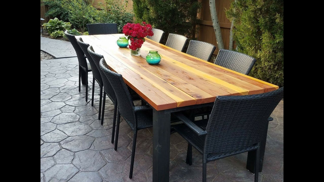 Best ideas about DIY Outdoor Tables
. Save or Pin DIY Outdoor Dining Table Now.