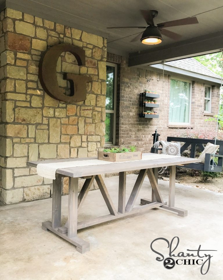Best ideas about DIY Outdoor Tables
. Save or Pin DIY $60 Outdoor Dining Table Shanty 2 Chic Now.