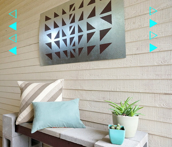 Best ideas about DIY Outdoor Wall Art
. Save or Pin A Geo DIY Wall Art Project For The Outdoors Now.